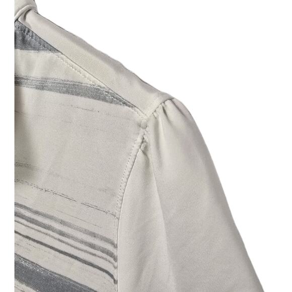 Nike Golf Tour Performance Dri-Fit Short Sleeve 1/4 Zip Mock Neck Pullover Sz M - Picture 3 of 5